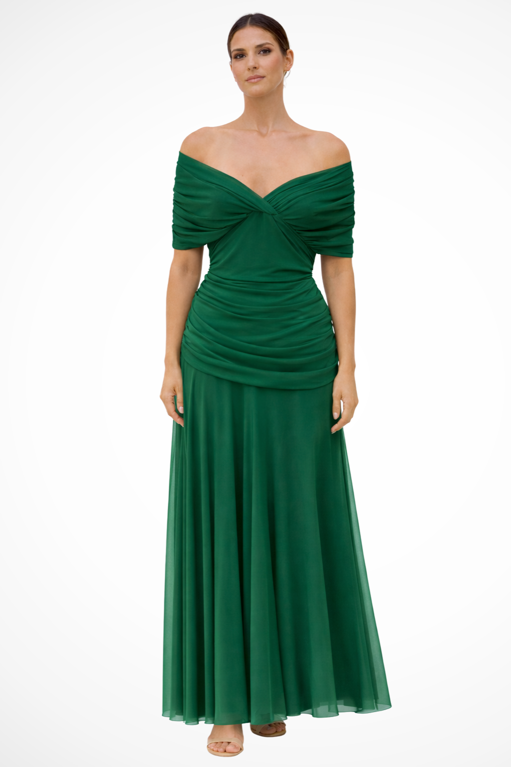 Harlow Women's Pleated Dress - fabric and finish detail