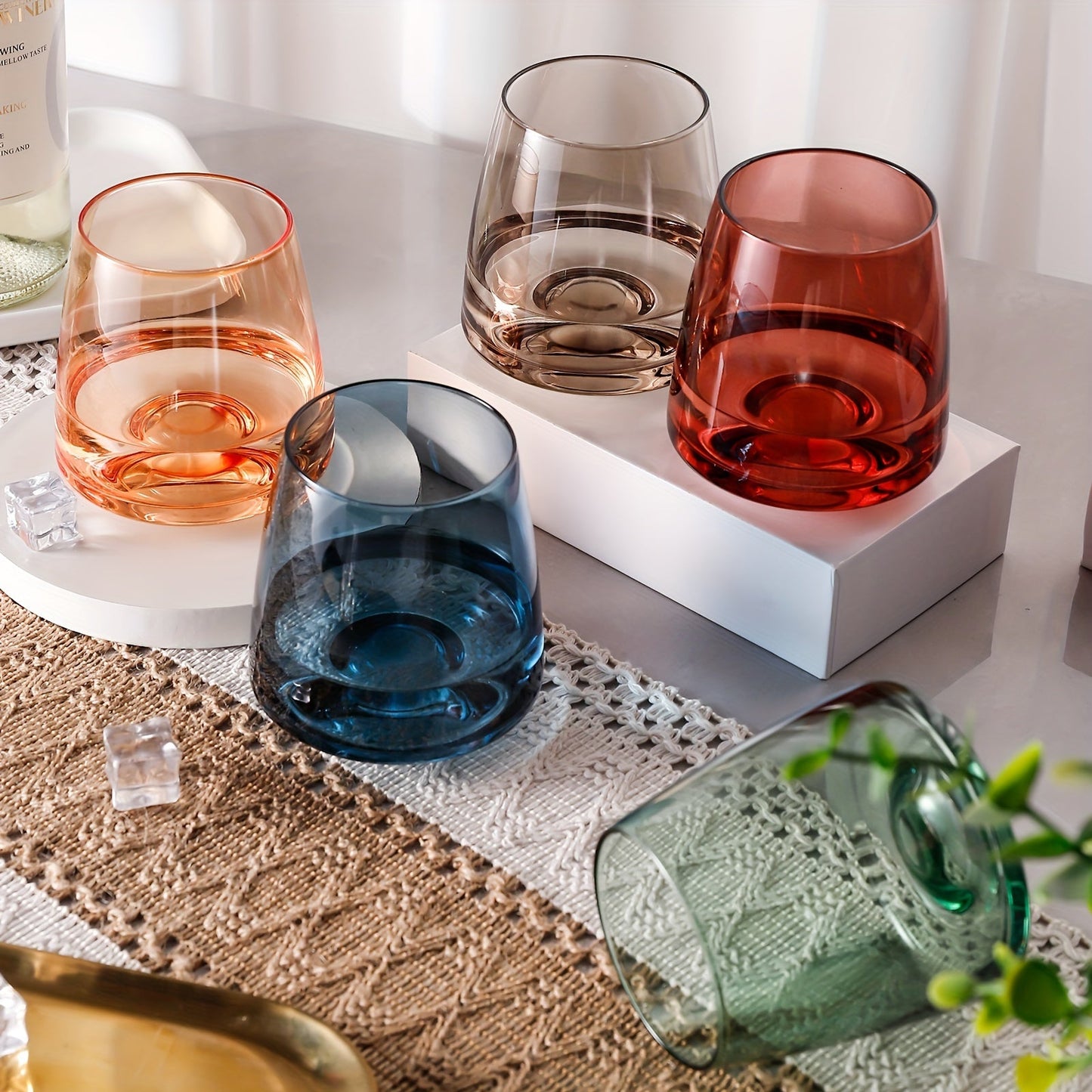 Ash Wine Glass - fabric and finish detail