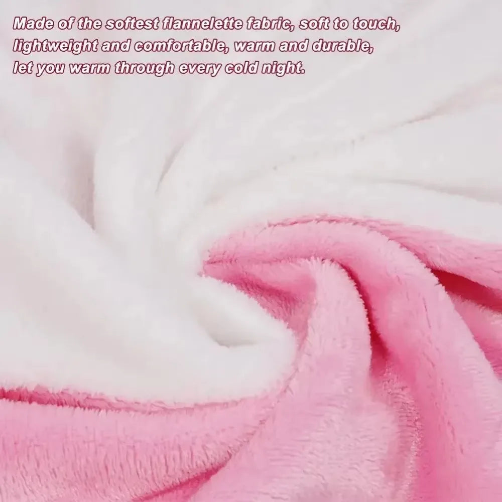 Alba Women's Throw Blanket - fabric and finish detail