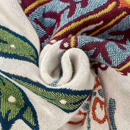 Reversible Cotton Bath Towel | Garden Floral