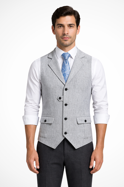 Theo Men's Vest - styled view