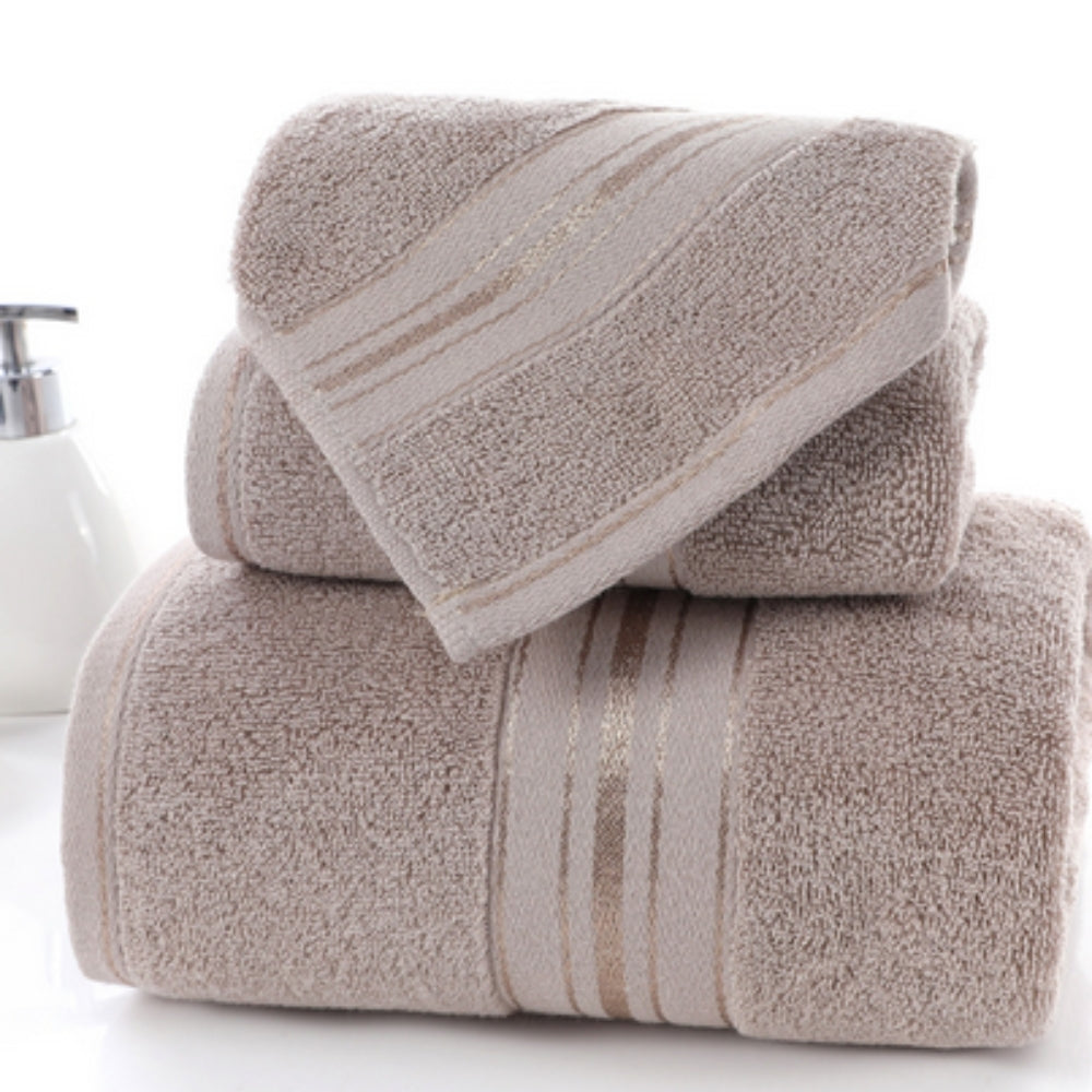 Cloud Comfort Egyptian Cotton Towel Set | 3-Piece, Quick-Drying