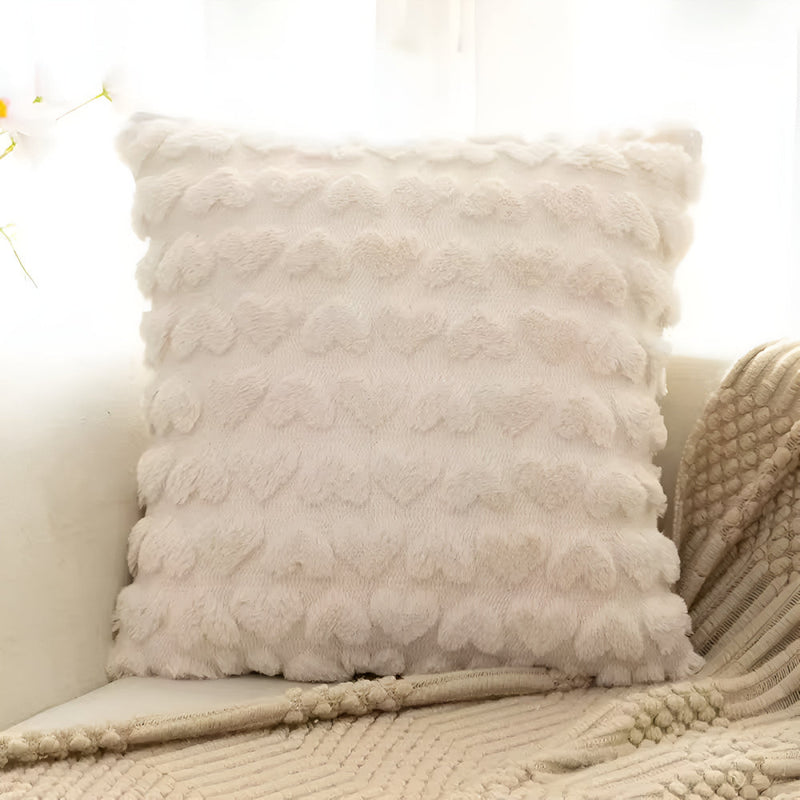 Plush Heart Cushion Cover | Plush, Living Room
