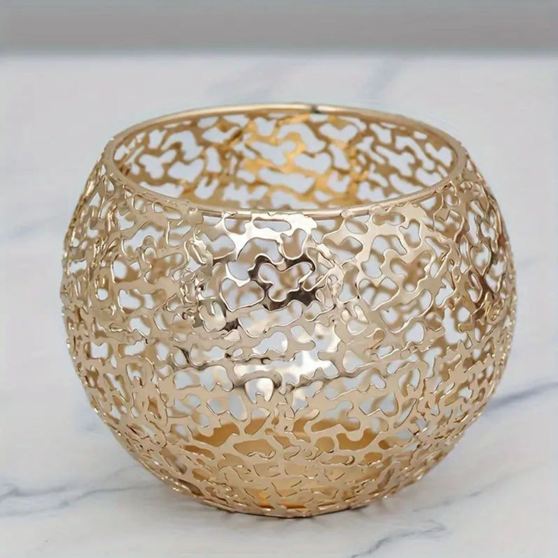 Glow Sphere Geometric Tealight Holder