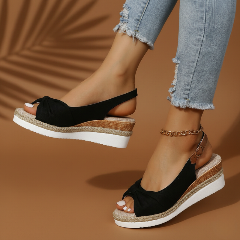 Willa Women's Platform Espadrilles - styled view