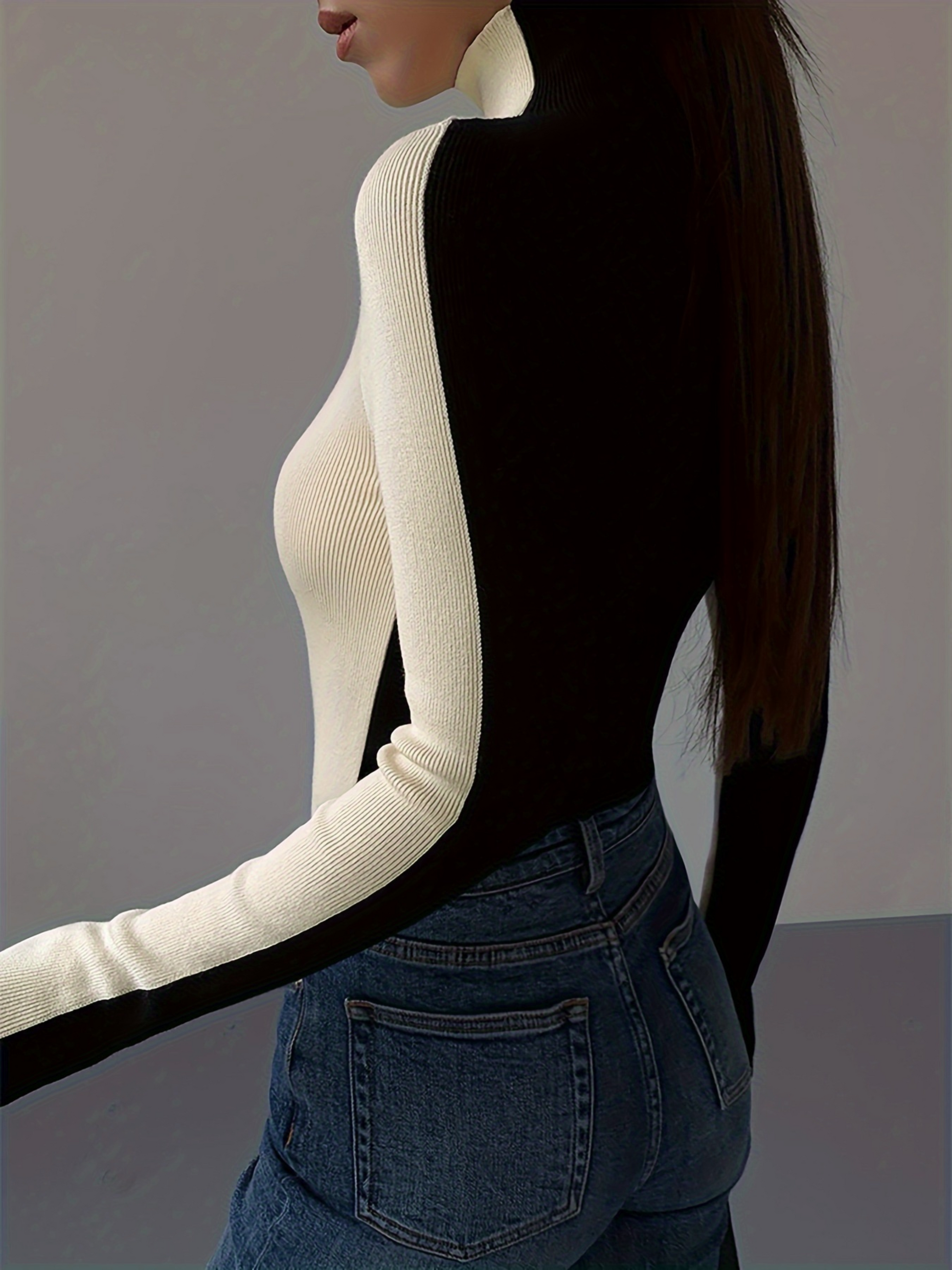 Esme Women's Knit Turtleneck - full-length view