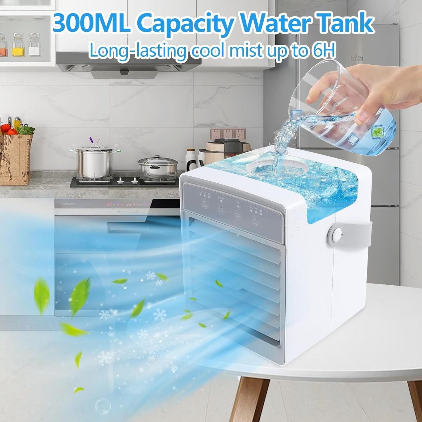 North Portable Air Conditioner - fabric and finish detail