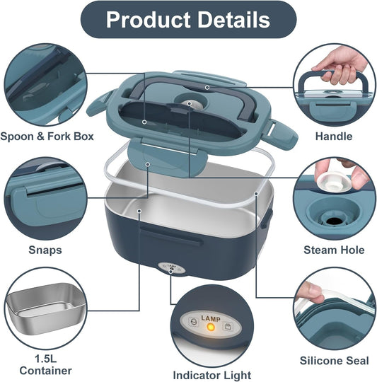 Bay Adjustable Lunch Box - styled view