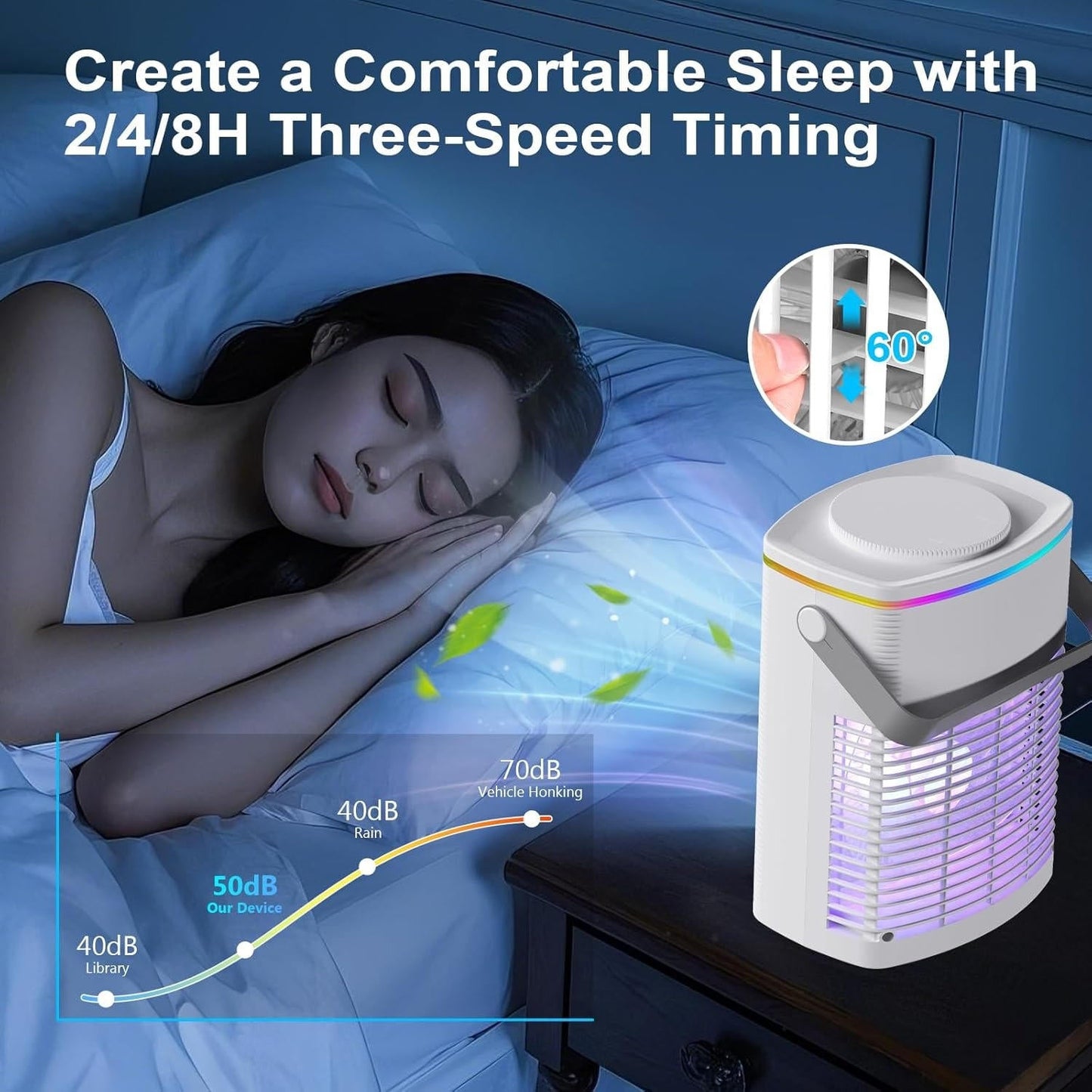Pine Portable Air Conditioner - styled view