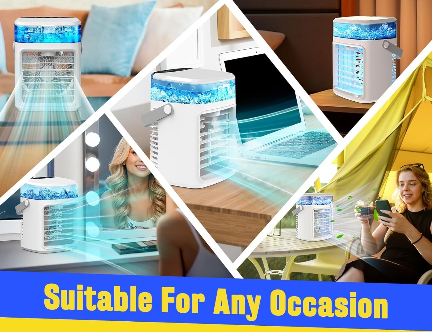 Bay Rechargeable Portable Air Conditioner - full-length view