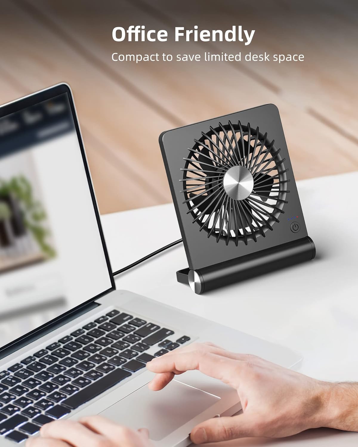 Onyx Portable Fan - styled view