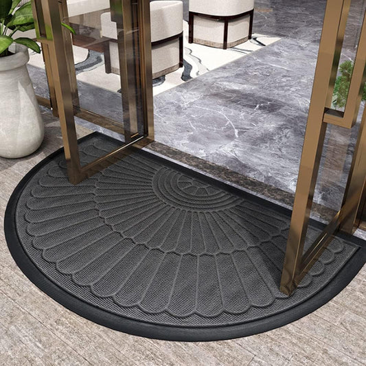 Semi-Circular Rubber Door Mat
