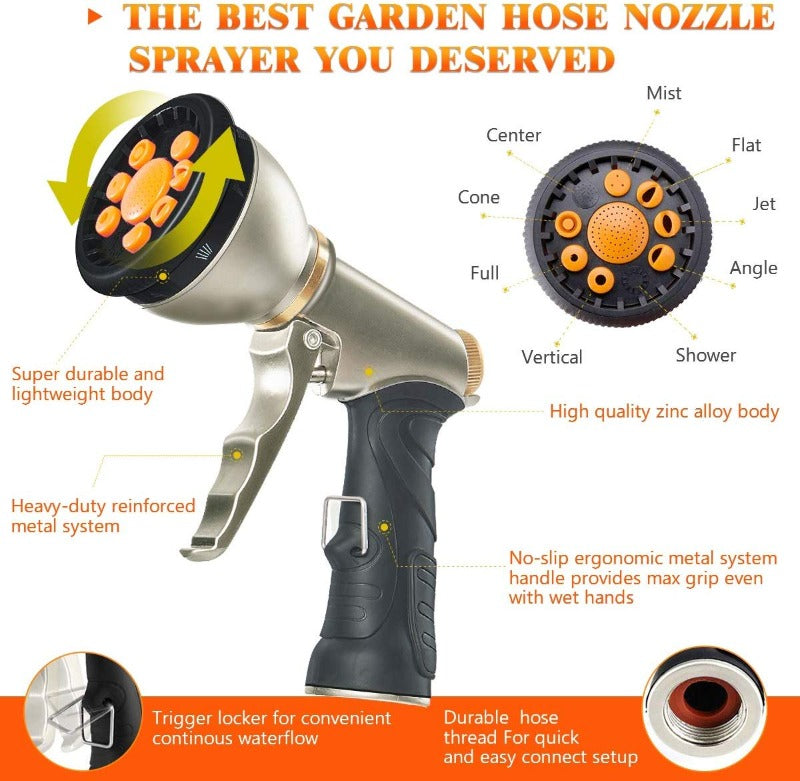 Ash Portable Garden Hose - fabric and finish detail