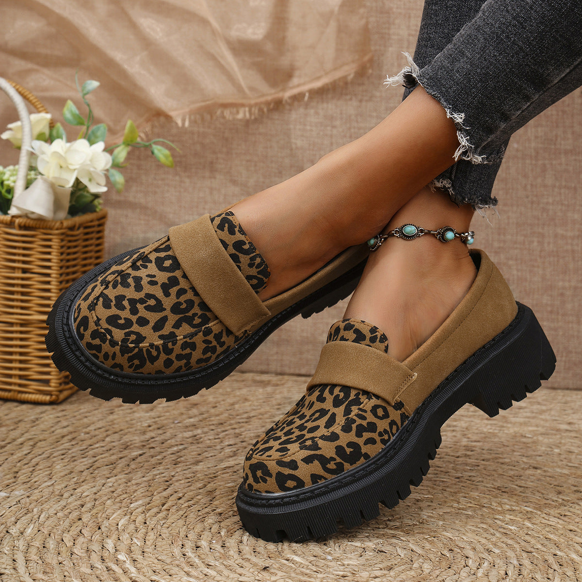 Ottilie Women's Platform Loafers - front view