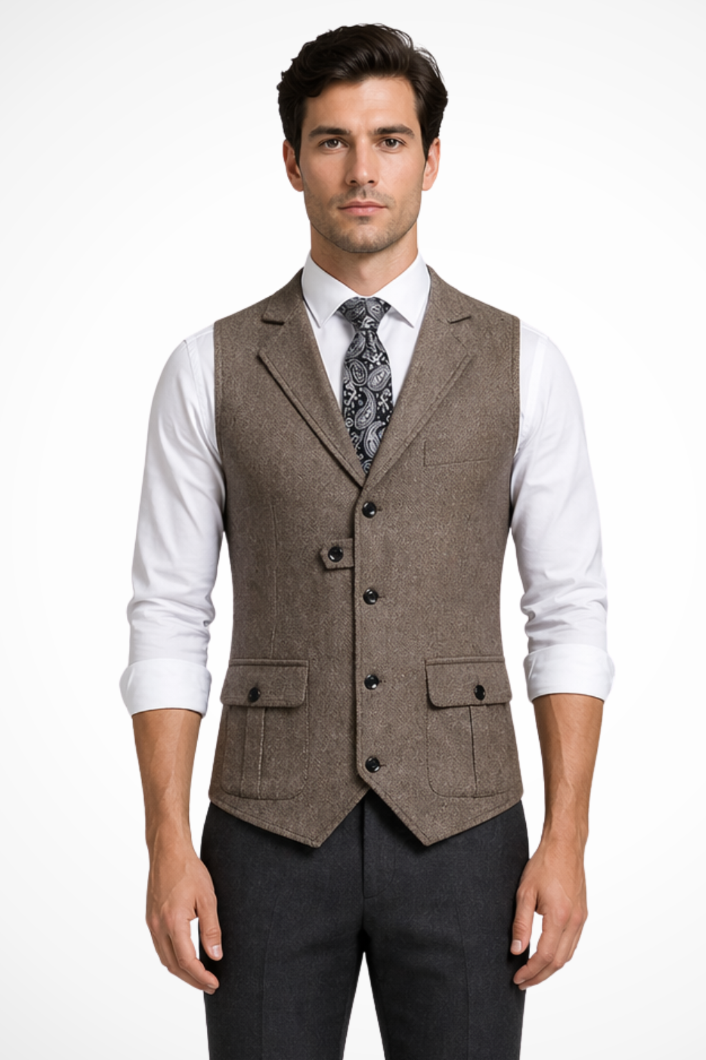 Theo Men's Vest - front view