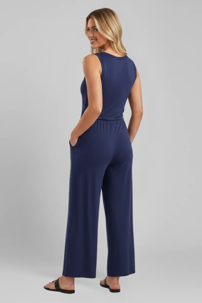 Rowan Women's Wide Leg Jumpsuit - styled view