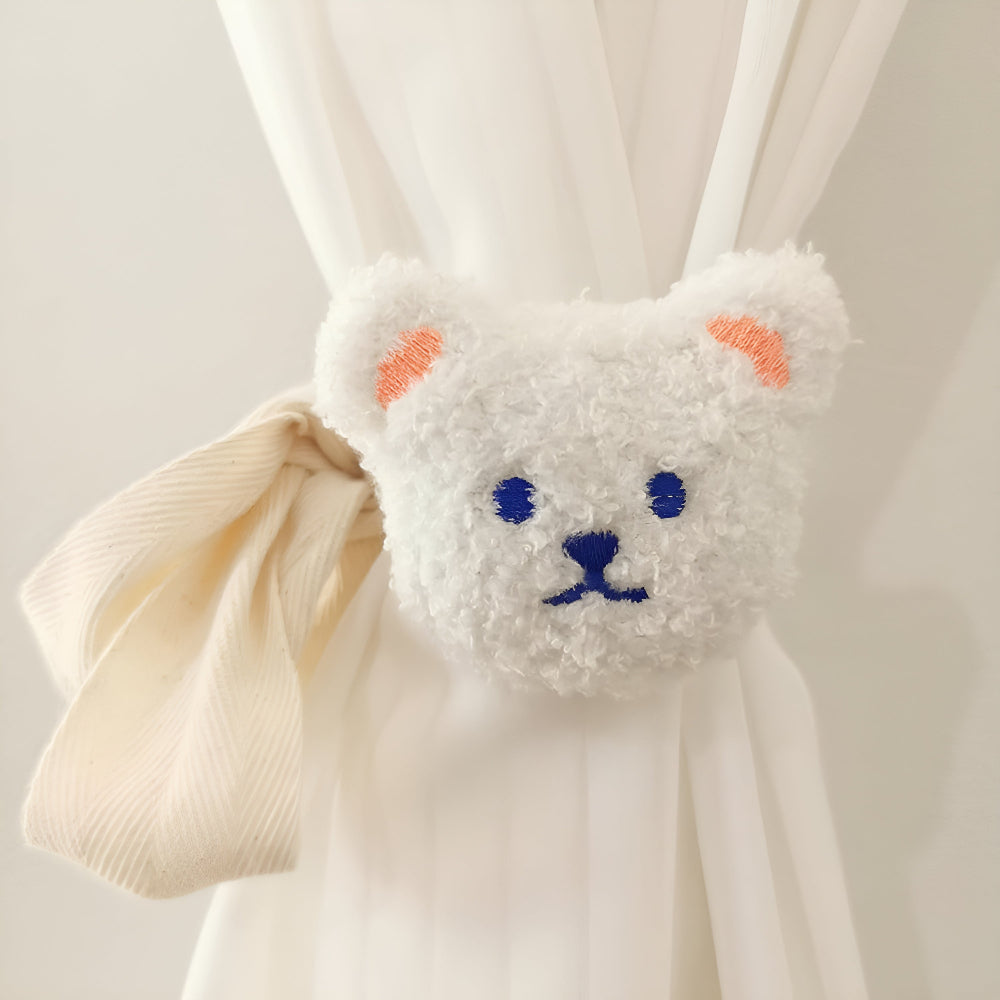 Teddy Bear Curtain Straps | Plush, Kids' Room Decor