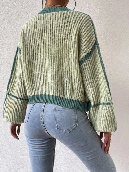 Perla Women's Cardigan - fabric and finish detail