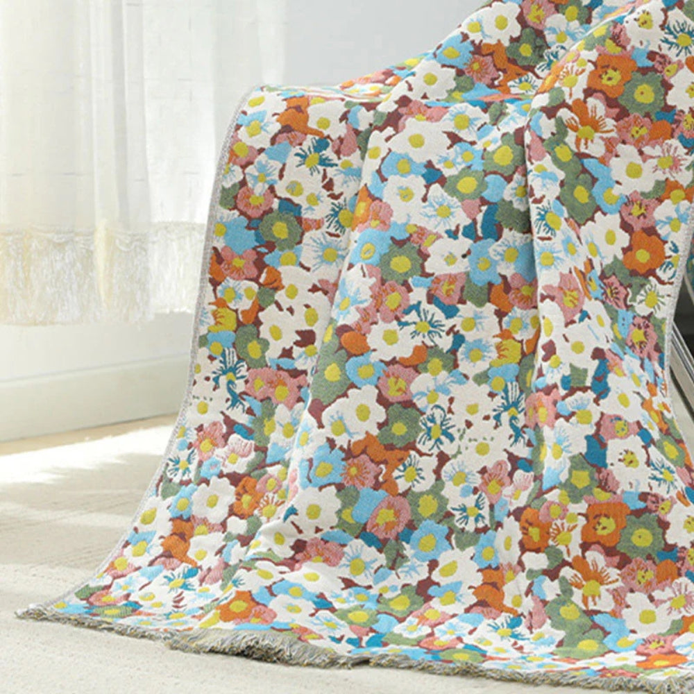 Reversible Cotton Bath Towel | Colorful Print