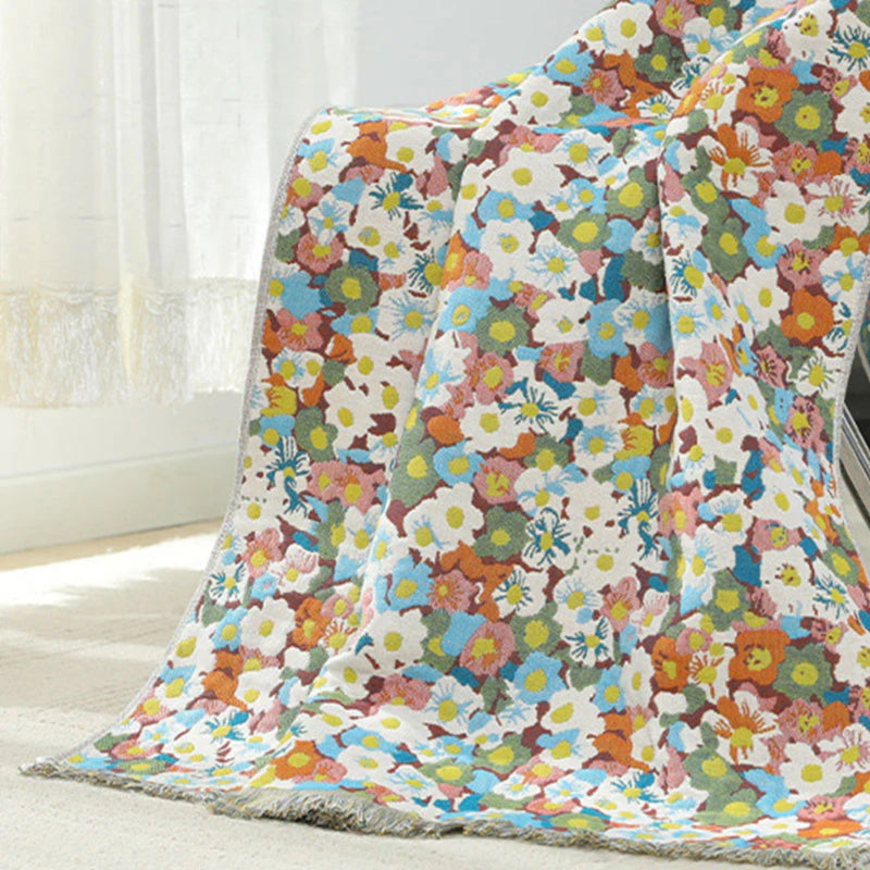 Reversible Cotton Bath Towel | Colorful Print