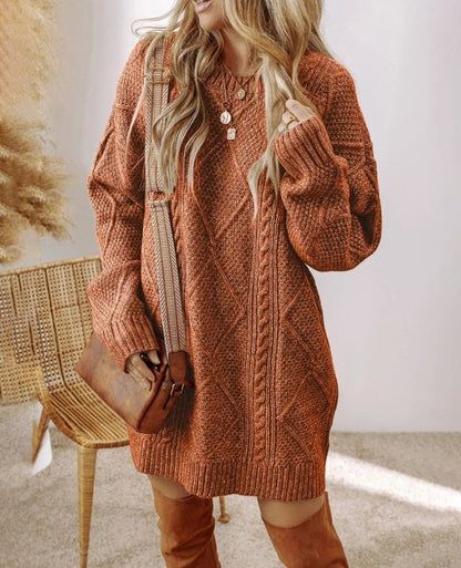 Violette Women's Cable Knit Sweater - shown in use