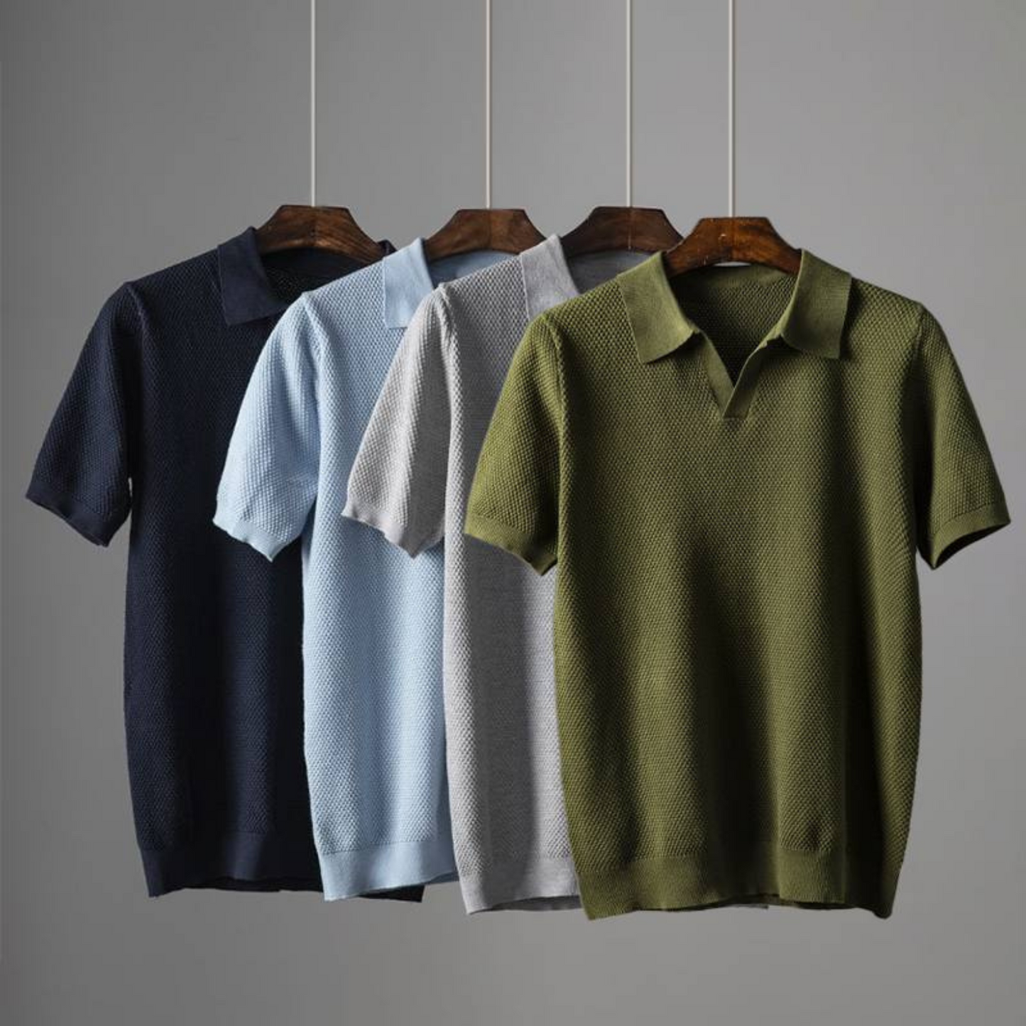 Mira Women's Knit Polo - front view