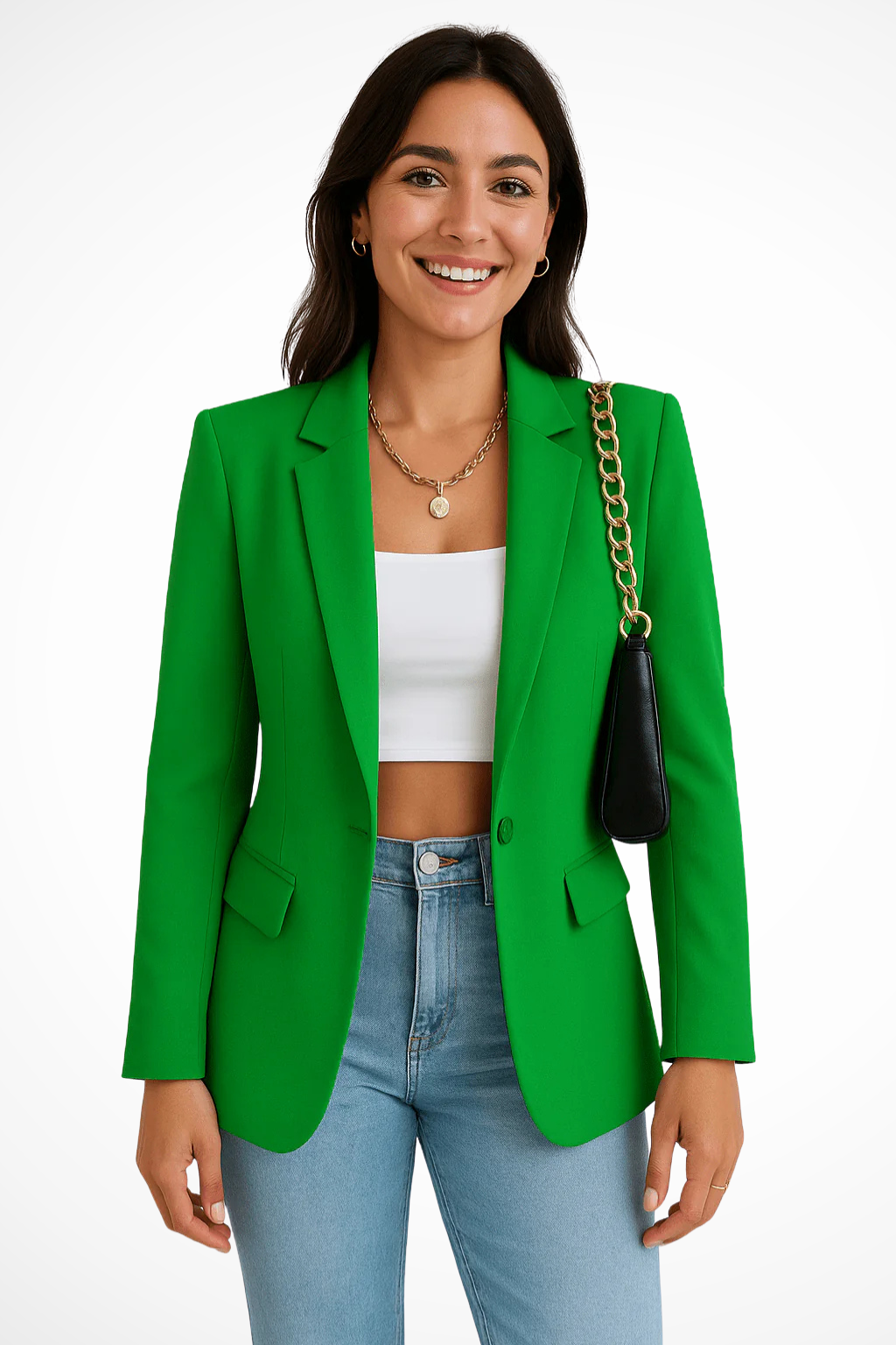 Quinn Women's Blazer - styled view