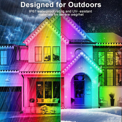 Slate Solar Outdoor Lights - back view
