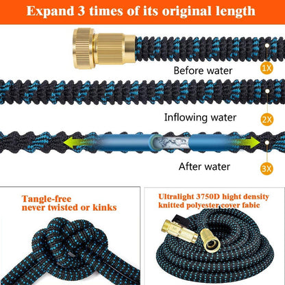 Ash Portable Garden Hose - full-length view