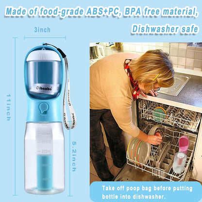 Cedar Portable Water Bottle - fabric and finish detail