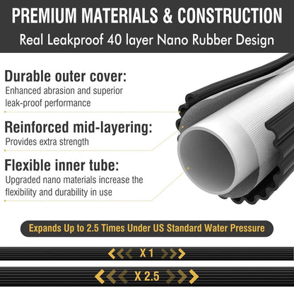 Vale Portable Garden Hose - full-length view