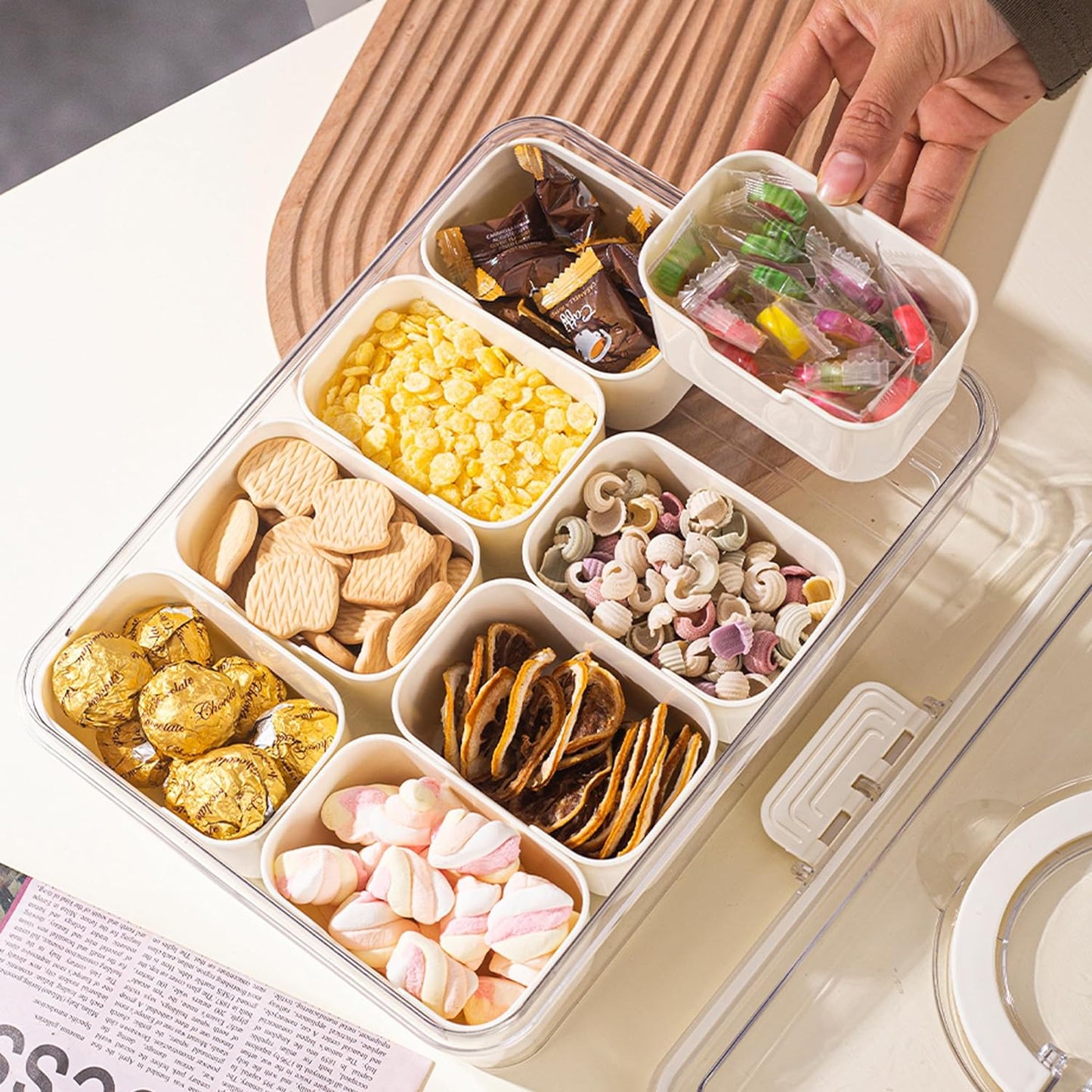 Marlow Serving Tray - shown in use