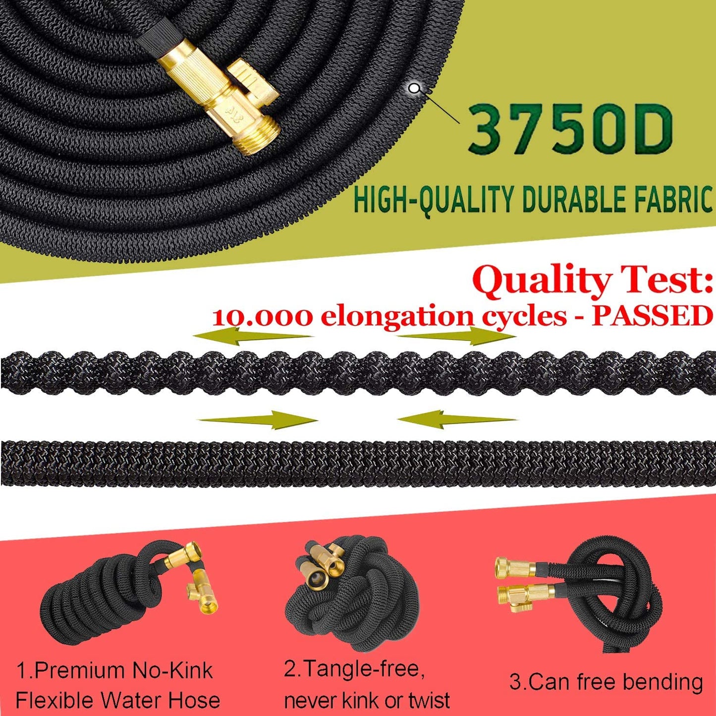 Ash Portable Garden Hose - shown in use