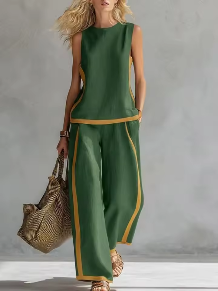 Sable Women's Two-piece Set - flat lay