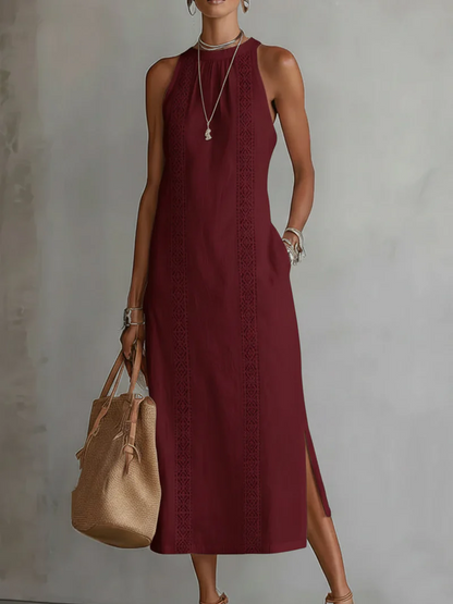 Dahlia Women's Midi Dress - flat lay