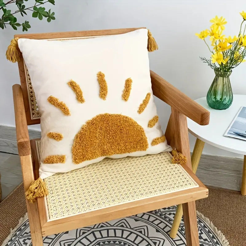 Pine Sunrise Bliss Boho Cushion Cover | Boho Style, Living Room
