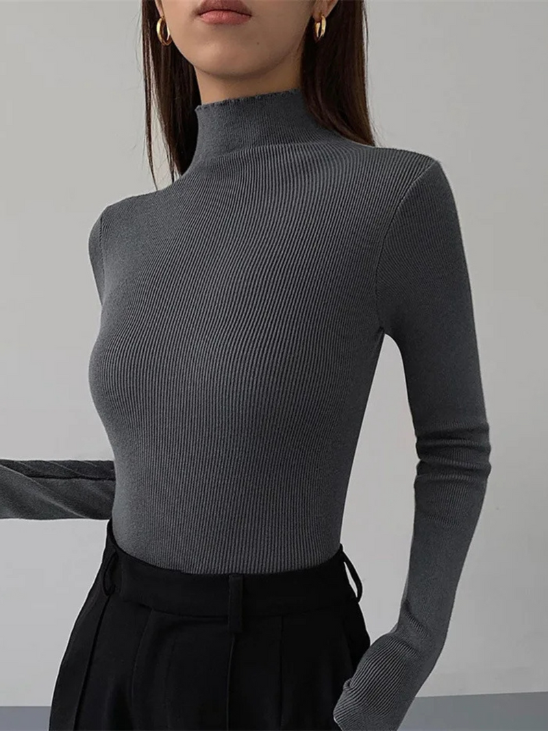 Esme Women's Knit Turtleneck - flat lay