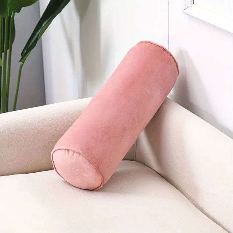 Plush Velvet Bolster Cushion | Velvet, Plush