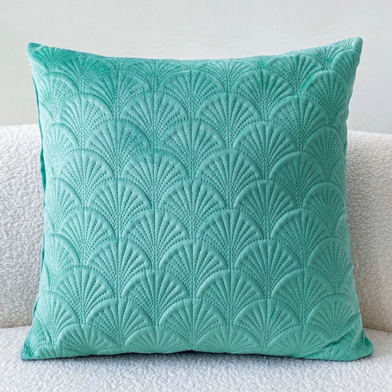Thistle Coastal Velvet Shell Cushion Cover | Velvet, Coastal
