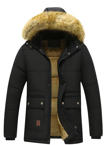 Hollis Men's Quilted Puffer Jacket - fabric and finish detail