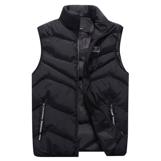 Jasper Men's Quilted Puffer Jacket - styled view