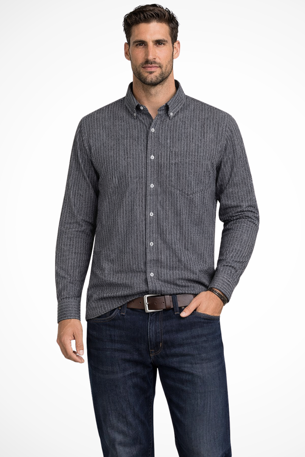Kester Men's Striped Shirt - shown in use