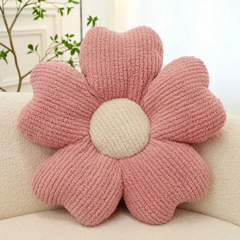 Heath Flourish Flower Shaped Cushion | Soft Cover, Living Room