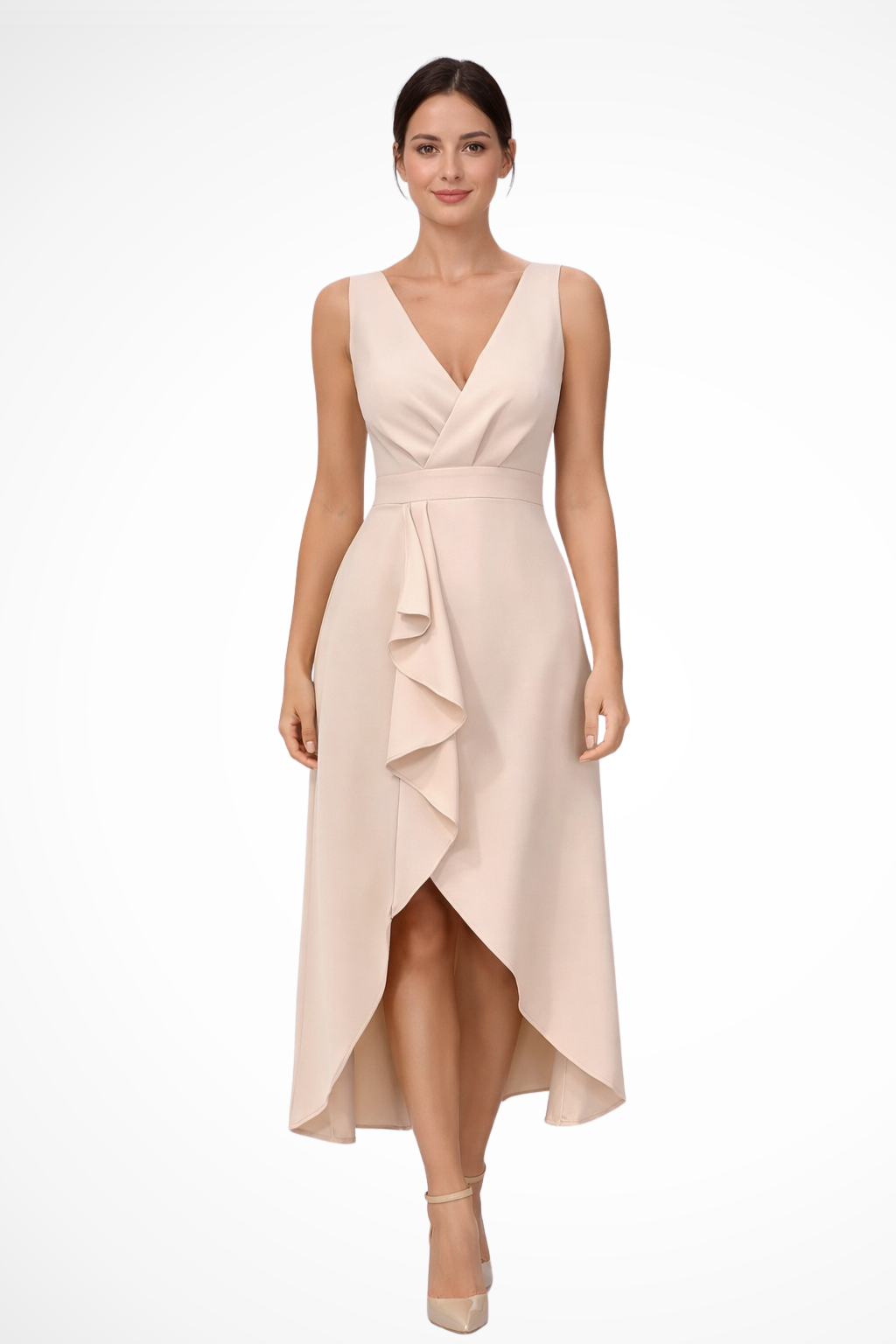 Vera Women's Asymmetric Dress - front view