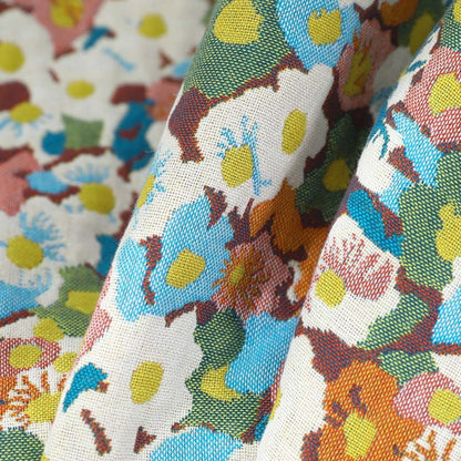 Reversible Cotton Bath Towel | Colorful Print
