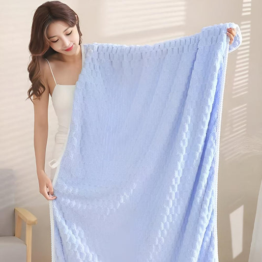Soft Fleece Towel Set | 2-Piece, Hanging Loop