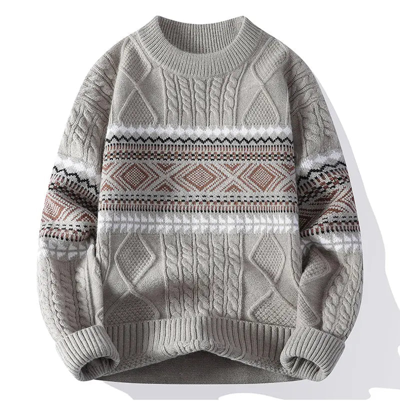 Dahlia Women's Cable Knit Sweater - shown in use