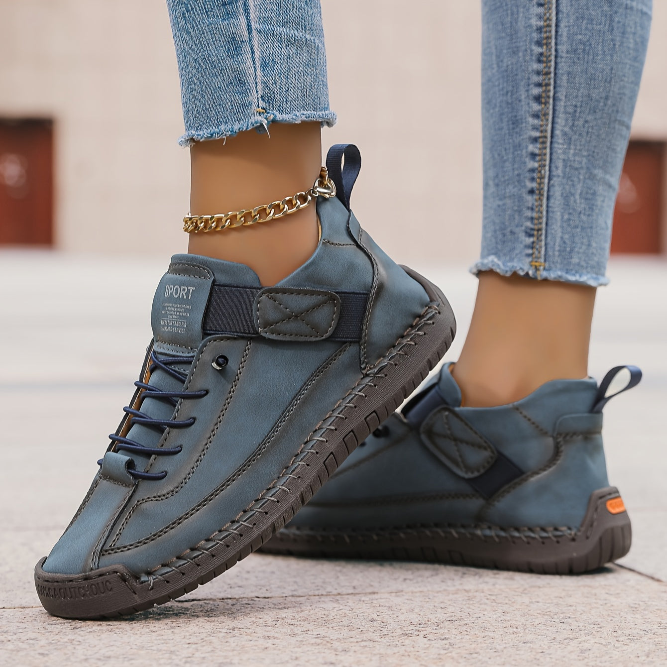 Liana Women's Adjustable Sneakers - flat lay
