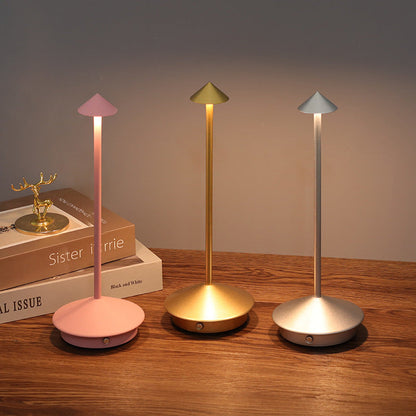 Fern LED Table Lamp - fabric and finish detail