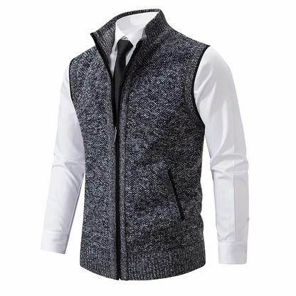 Hugo Men's Vest - fabric and finish detail